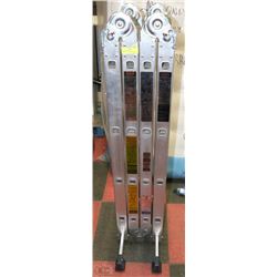 17' MASTERCRAFT ALUMINUM MULTI-TASK FOLDING LADDER