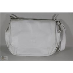 NEW DELLA LEATHER HOLLY SHOULDER BAG WHITE COLOR