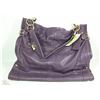 Image 1 : NEW DELLA LEATHER SUSAN PURSE AUBERGINE(PURPLE)