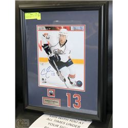 COGLIANO OFFICIAL NHL SIGNED OILERS PICTURE
