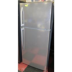 GENERAL ELECTRIC STAINLESS STEEL FRIDGE