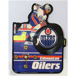 EDMONTON OILERS WALL CLOCK