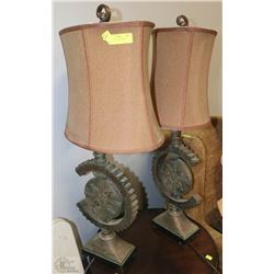 PAIR OF LARGE DECORATIVE LAMPS