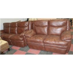 4722 ABERDEEN WINE BONDED SOFA  AND LOVESEAT