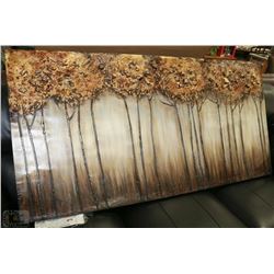 LARGE SHOWHOME CANVAS WALL ART TREE PICTURE