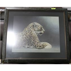 PERSIAN LEOPARD PORTARIT BY JORGE MAYOL LTD ED.