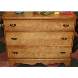 MAPLE 3 DRAWER DRESSER
