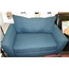Image 1 : SHOWHOME BLUE FABRIC LOVE SEAT
