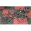 Image 1 : LARGE WROUGHT IRON BICYCLE GARDEN PLANT STAND