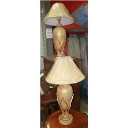 35" PAIR OF TALL LAMPS NEW
