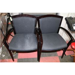 PAIR OF SHOWHOME WAITING ROOM CHAIRS