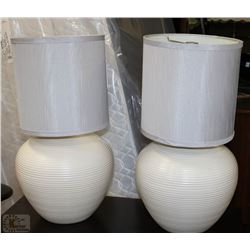 2 SHOWROOM STYLE LAMPS