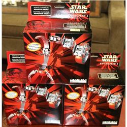 3 STAR WARS EPISODE 1 TRANSFORMING WATCHES