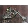 Image 1 : METAL ART MOTORCYCLE LIQUOR BOTTLE HOLDER