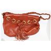 Image 1 : NEW DELLA LEATHER MEG SHOULDER BAG,BROWN COLOR