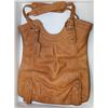 Image 1 : NEW DELLA  LEATHER KAITLYN TOTE GINGER BROWN COLOR