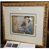 Image 1 : FRAMED RICHARD FRANKLIN "FAUNA" MIXED MEDIA,
