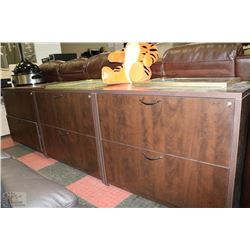 SET OF 3 SHOWHOME 2 DRAWER FILING CABINETS