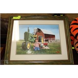 ARTIST DONALD ZOLAN TRACTOR WASH WITH JOHN