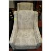 Image 1 : PAIR OF SHOWHOME FLORAL FABRIC ACCENT CHAIRS