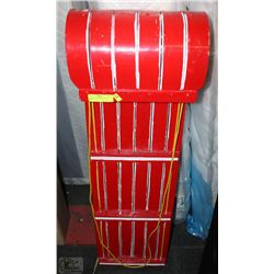 VINTAGE 2 PERSON WOOD PULL SLED