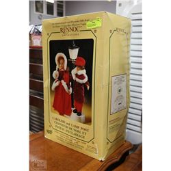 CAROLERS & LAMP POST CHRISTMAS FIGURINES