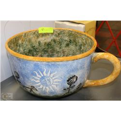 GIANT COFFEE CUP PLANTER