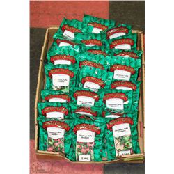 FLAT OF 24 CHRISTMAS TAFFY BONBONS  BAGS