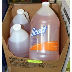 FOUR -1GAL SCOTT LIQUID SOAP