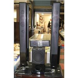 LG SURROUND SOUND SPEAKER SET WITH SUBWOOFER