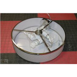 BOX WITH HANGING 4 LIGHT FIXTURE - 19" DIAMETER X