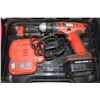 Image 1 : BLACK AND DECKER 12V DRILL WITH BATTERY & CHARGER
