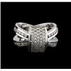 Image 2 : 1.20 ctw Diamond Ring - 14KT White Gold