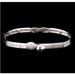 0.26 ctw Diamond Bracelet - 14KT White Gold