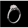 Image 3 : 1.02 ctw Diamond Ring - 14KT White Gold