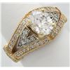 Image 3 : 2.25 ctw Diamond Ring - 14KT Yellow Gold