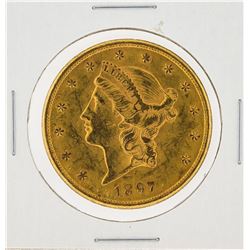 1897-S $20 Liberty Head Double Eagle Gold Coin