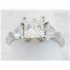 Image 2 : 2.02 ctw Certified Diamond Ring - Platinum