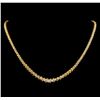 Image 1 : 3.36 ctw Diamond Necklace - 14KT Yellow Gold
