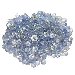 10.85 ctw Round Mixed Tanzanite Parcel