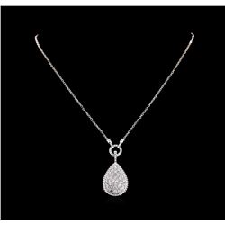 2.66 ctw Diamond Necklace - 14KT White Gold