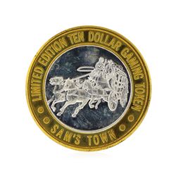 Limited Edition $10 Las Vegas .999 Silver Gaming Token