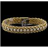 Image 1 : 1.85 ctw Diamond Rope Bracelet - 14KT Yellow Gold