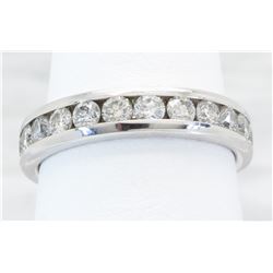 0.84 ctw Diamond Ring - 14KT White Gold