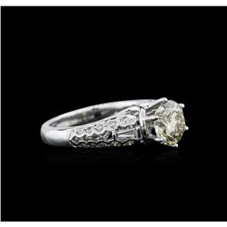 1.88 ctw Fancy Brown Diamond Ring - 18KT White Gold