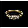 Image 2 : 14KT Two-Tone Gold 0.42 ctw Diamond Ring