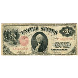 1917 $1 Legal Tender Bank Note Currency