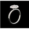 Image 4 : 1.13 ctw Diamond Ring - 14KT White Gold