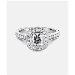 Diamond Ring - 14KT White Gold