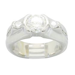 1.47 ctw Diamond Ring - 14KT White Gold